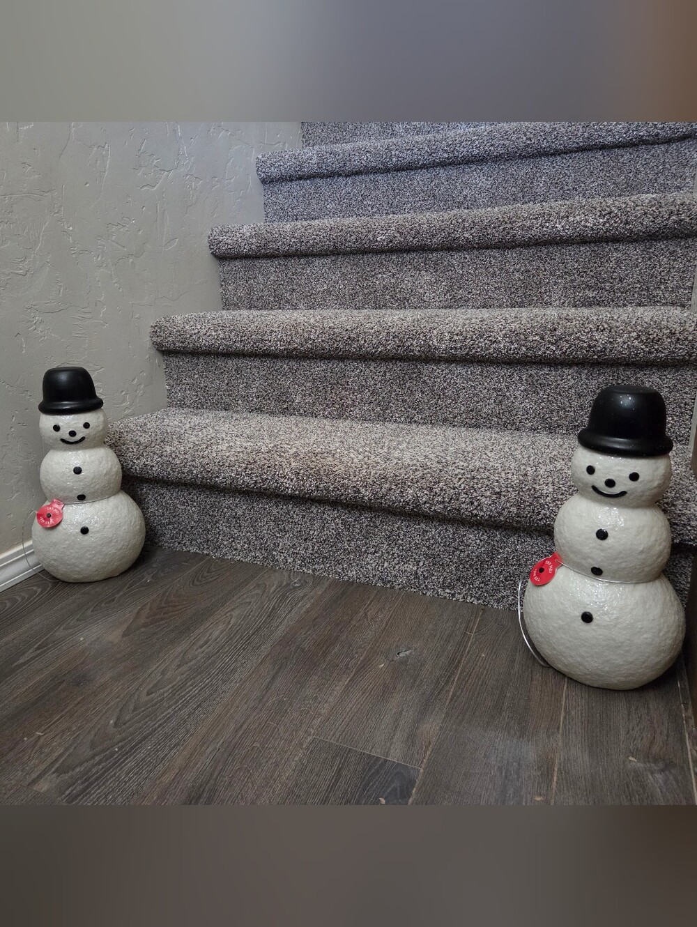 John Derian For Target Set Of 2 Snowman Lit Blow Molds